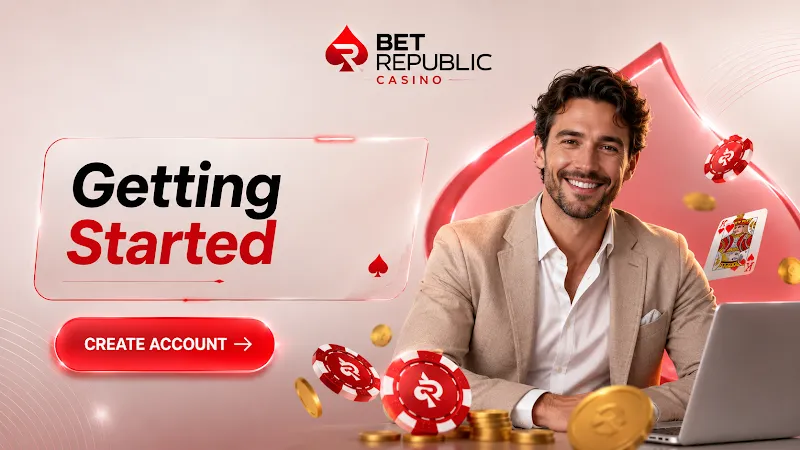 Commencer à jouer sur BetRepublic Casino